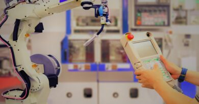 Different types of industrial robot arms